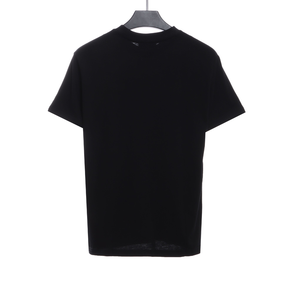 Prada blue triangle print short sleeves