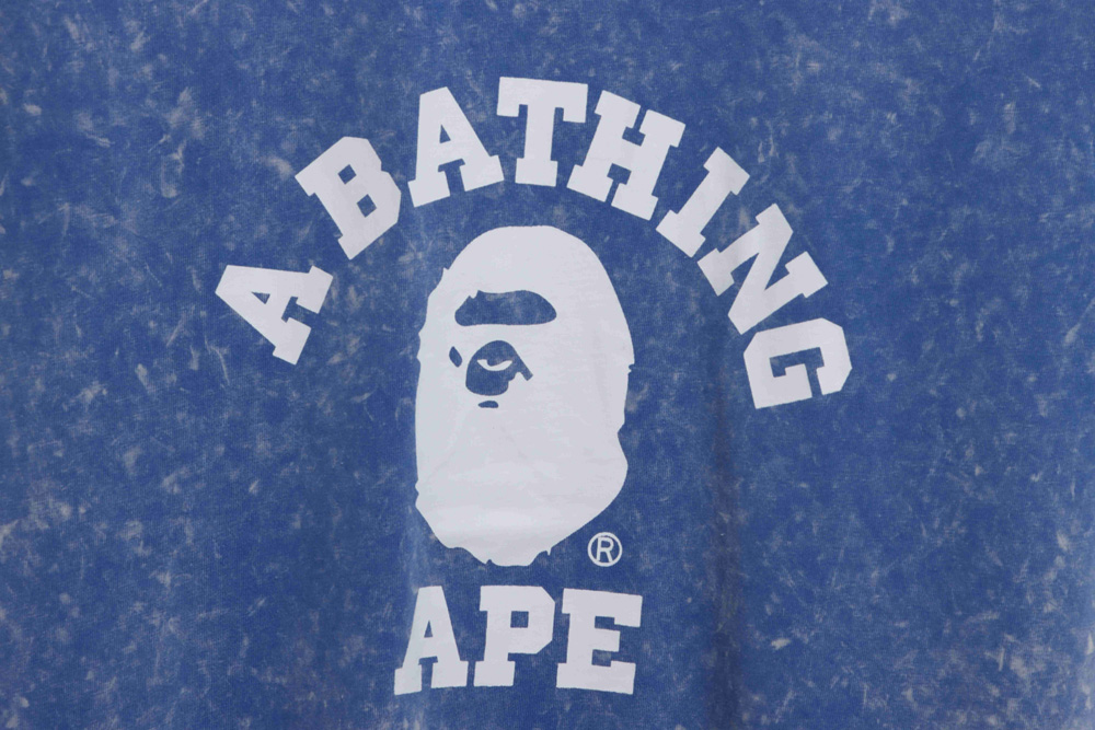 BAPE classic fried snowflake LOGO short sleeve_CM_1