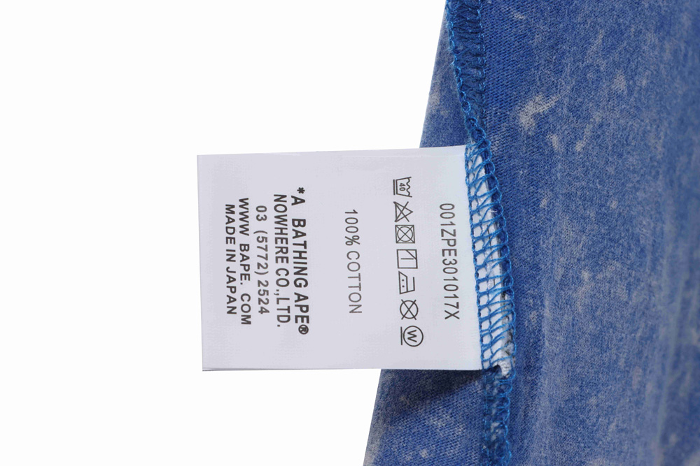 BAPE classic fried snowflake LOGO short sleeve_CM_1