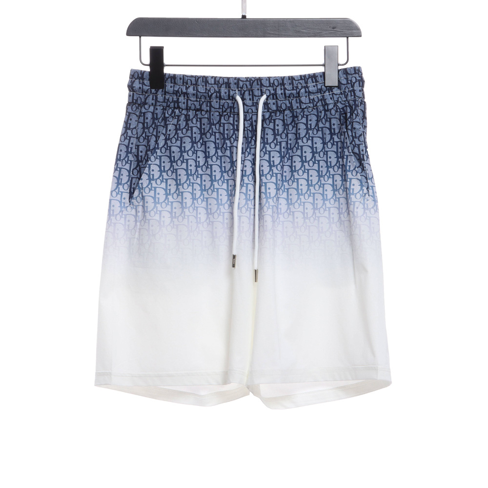 Dior cutout gradient drawstring shorts