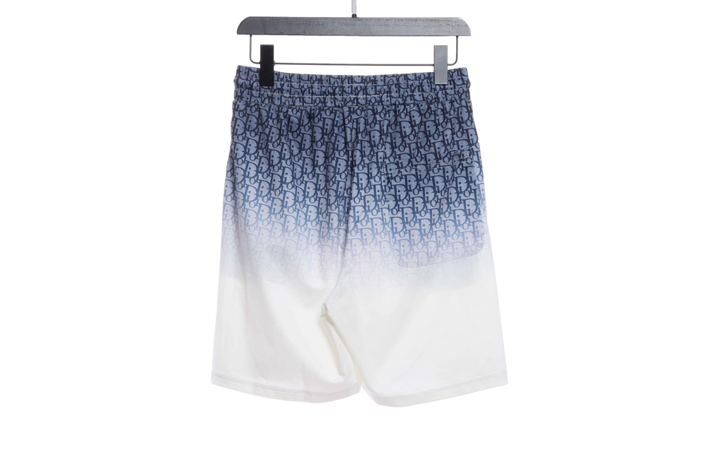 Dior cutout gradient drawstring shorts