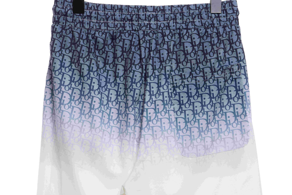 Dior cutout gradient drawstring shorts