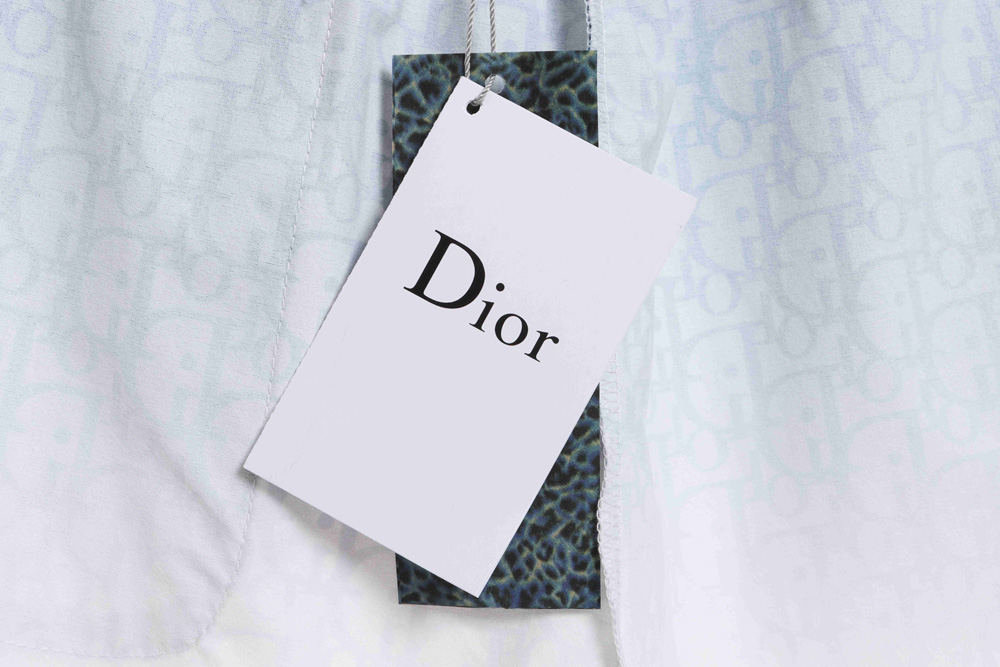 Dior cutout gradient drawstring shorts