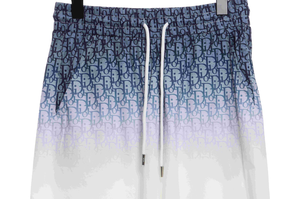 Dior cutout gradient drawstring shorts
