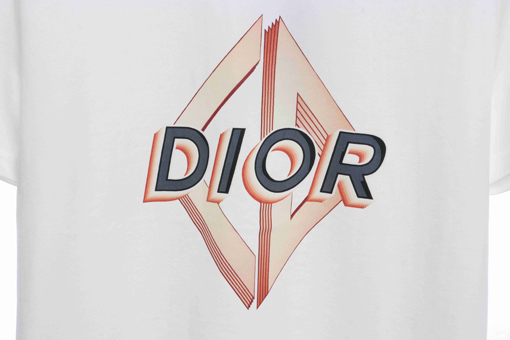 Dior three-dimensional CD print short sleeve_CM_1