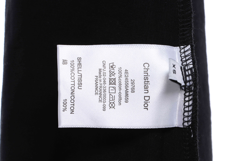Dior Art Embroidered Letter Short Sleeve_CM_1