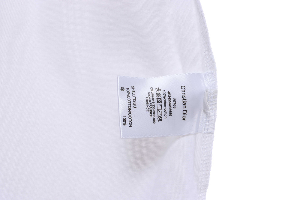 Dior art embroidered monogram short sleeves