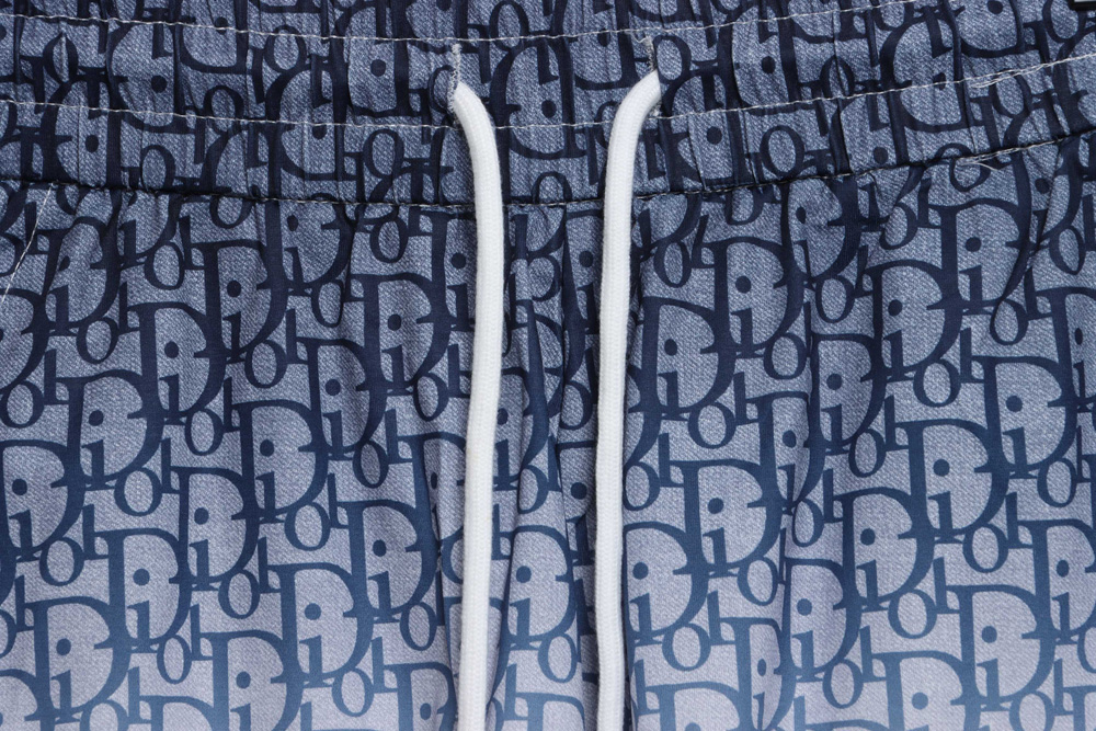 Dior cutout gradient drawstring shorts