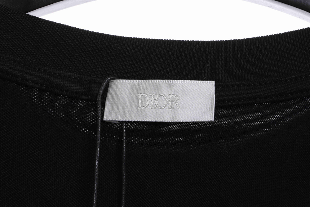 Dior Art Embroidered Letter Short Sleeve_CM_1