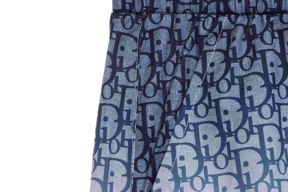 Dior cutout gradient drawstring shorts