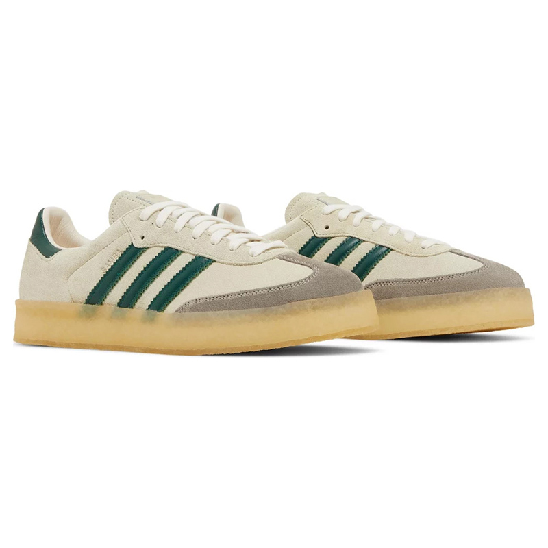 Adidas Clarks 8th Street Samba By Ronnie Fieg Chalk White Green