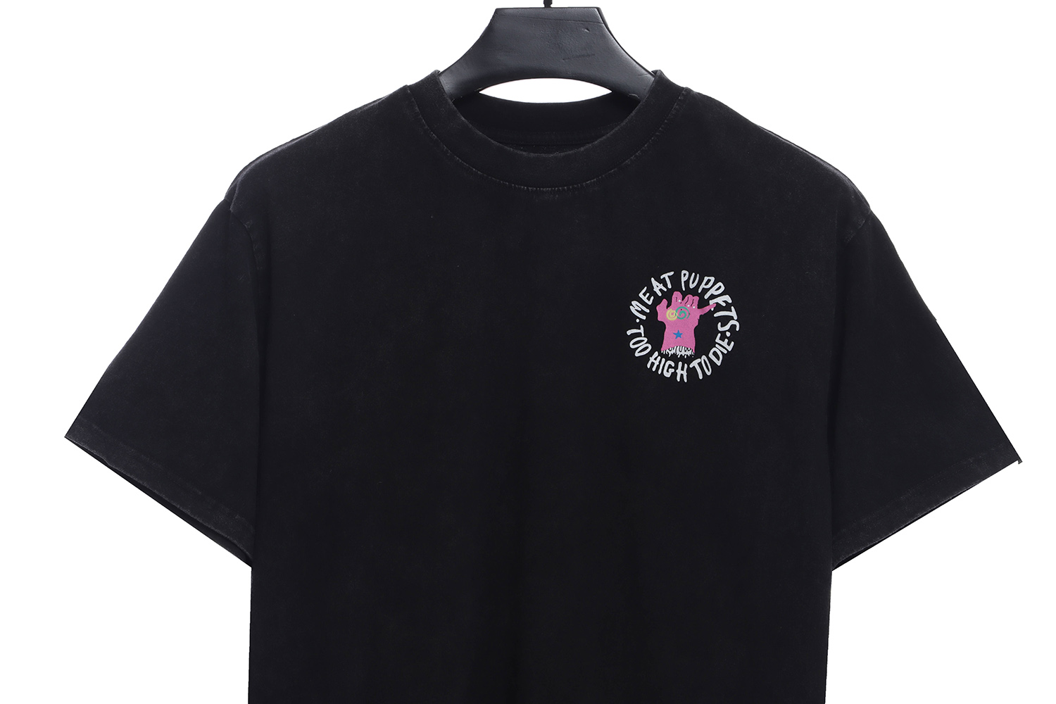 Gallery Dept Old Washed Big Mouth Monster Print Short Sleeves
