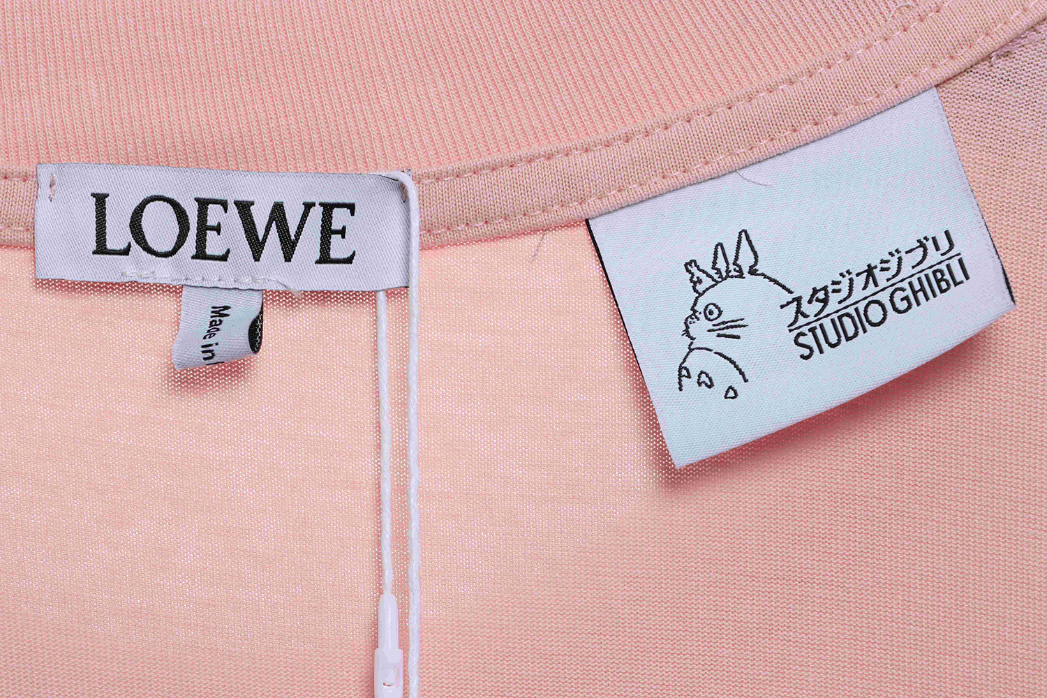 LOEWE x Heen cartoon embroidery short sleeves