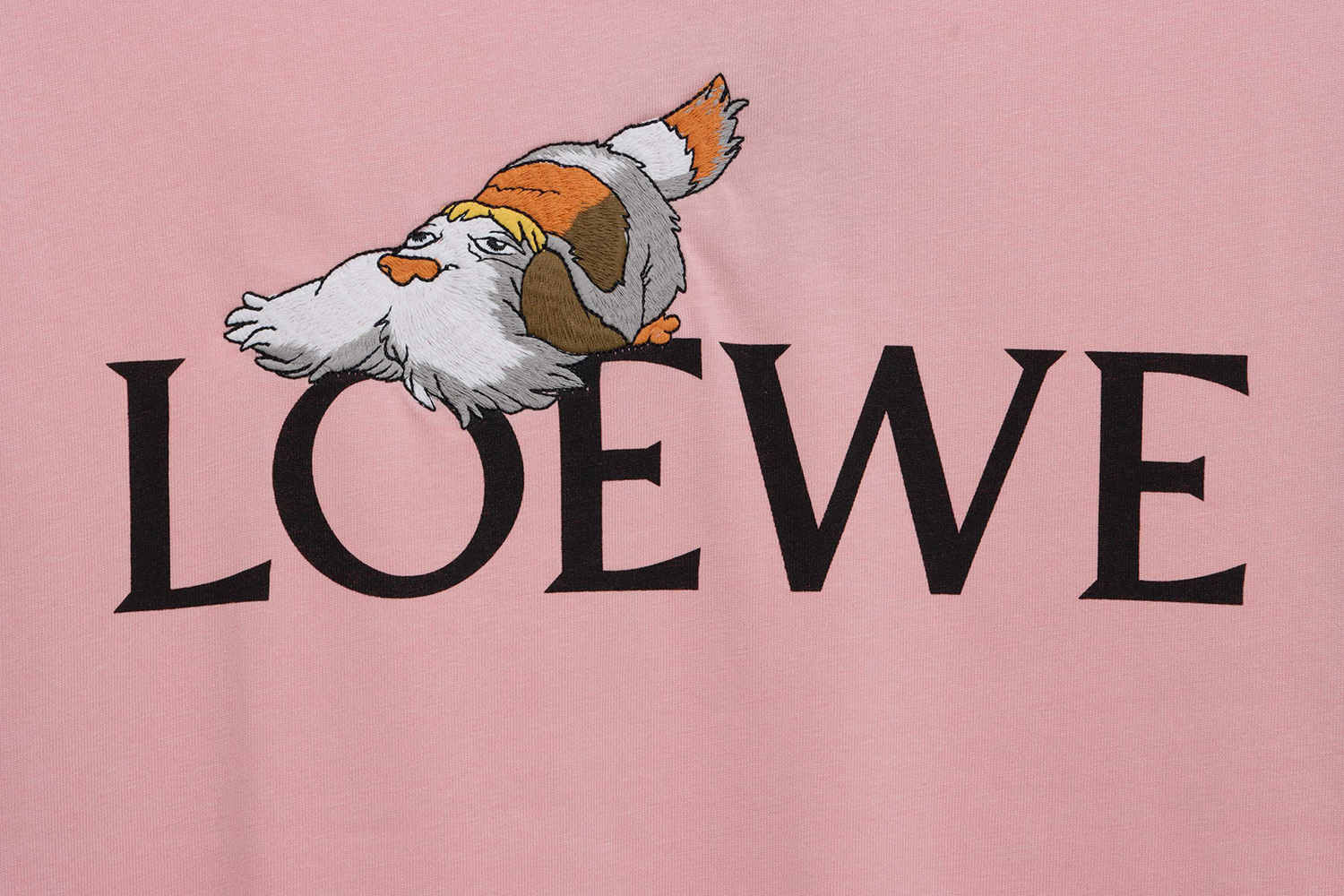 LOEWE x Heen cartoon embroidery short sleeves