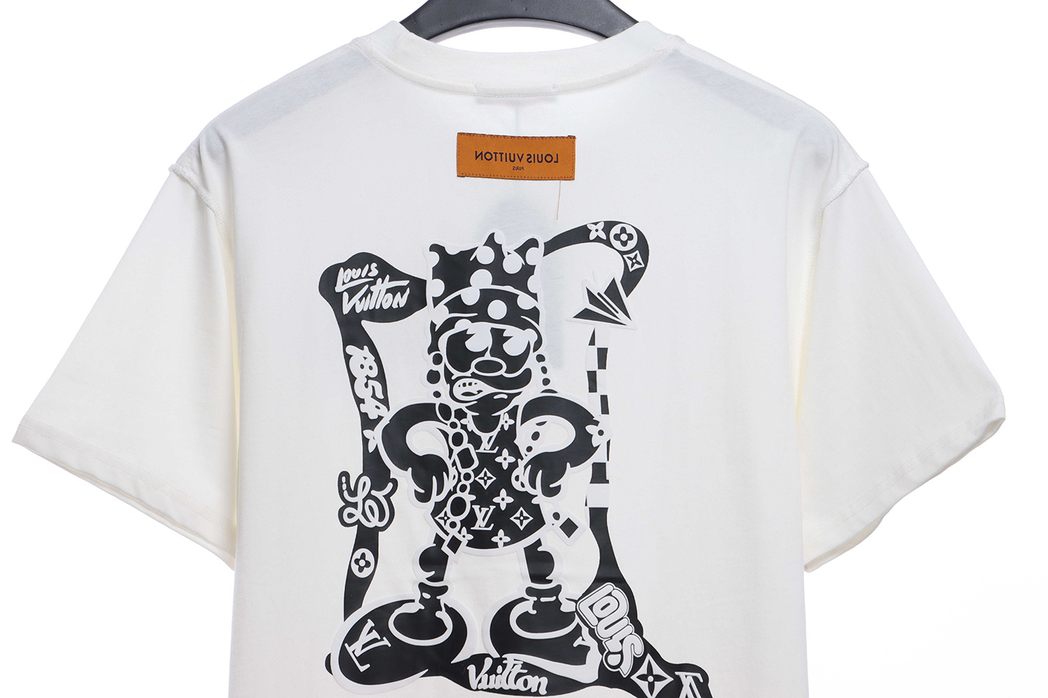 Louis Vuitton king letter print short sleeves