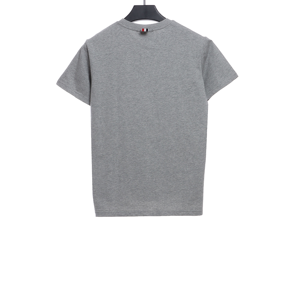 Thom Browne anchor embroidery crew neck short sleeves