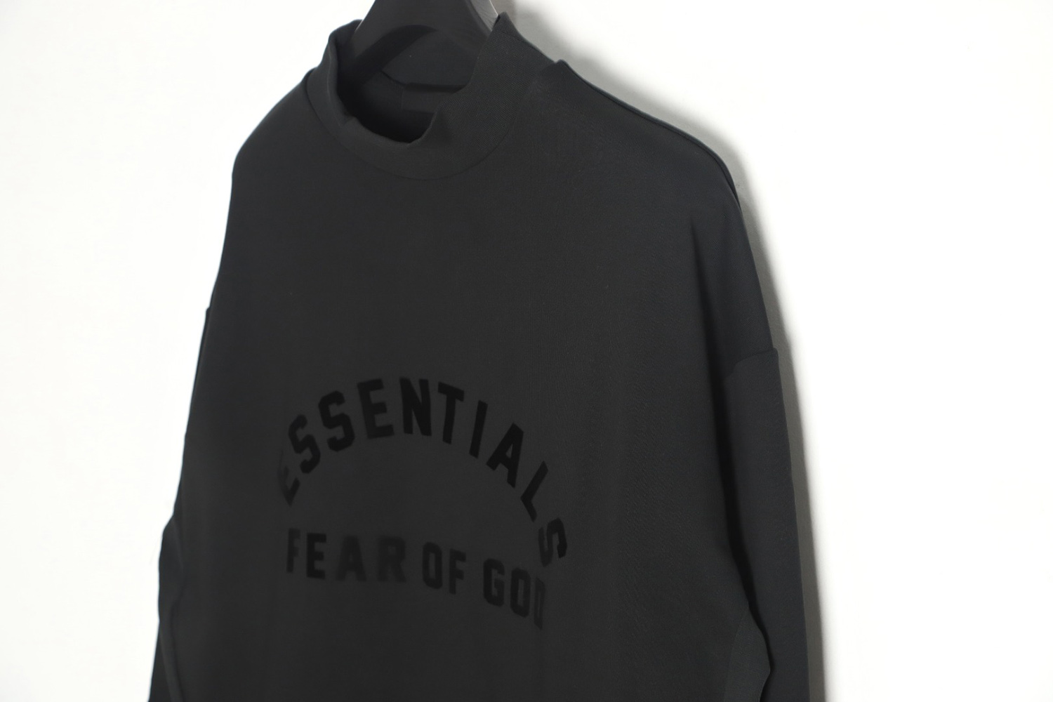 Fear of God Curved beautiful velvet print round neck sweater