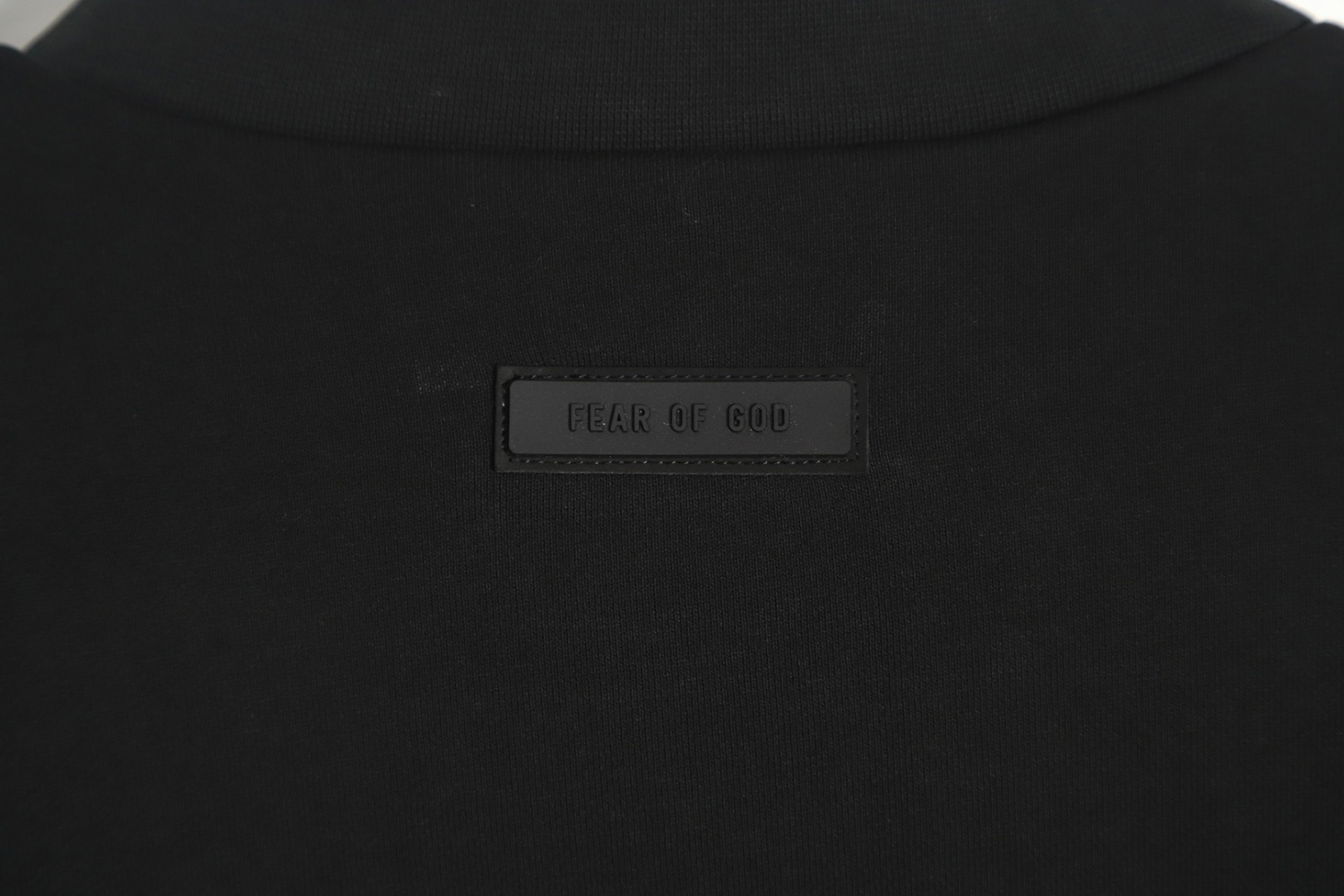 Fear of God Curved beautiful velvet print round neck sweater