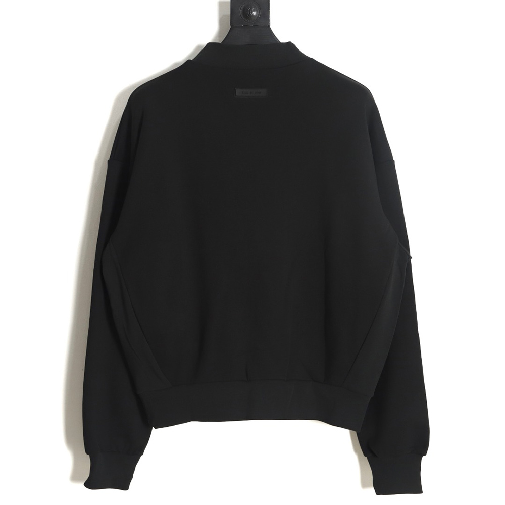 Fear of God Curved beautiful velvet print round neck sweater