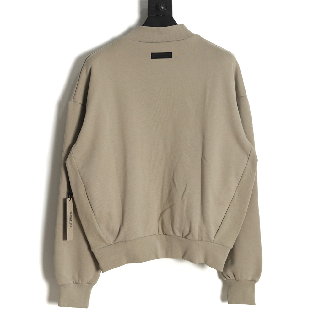 Fear of God Curved beautiful velvet print round neck sweater