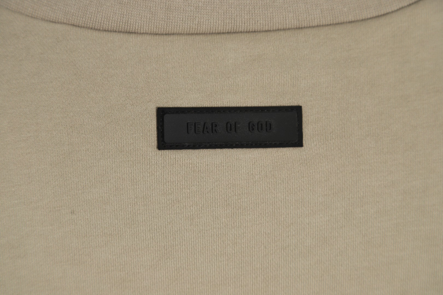 Fear of God Curved beautiful velvet print round neck sweater