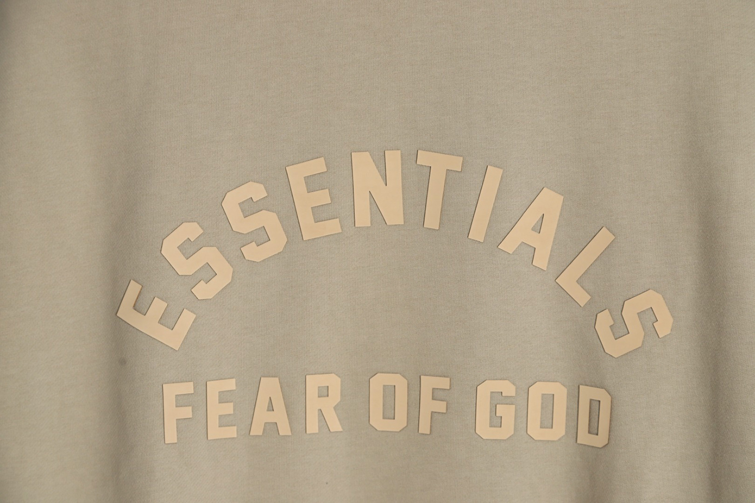 Fear of God Curved beautiful velvet print round neck sweater
