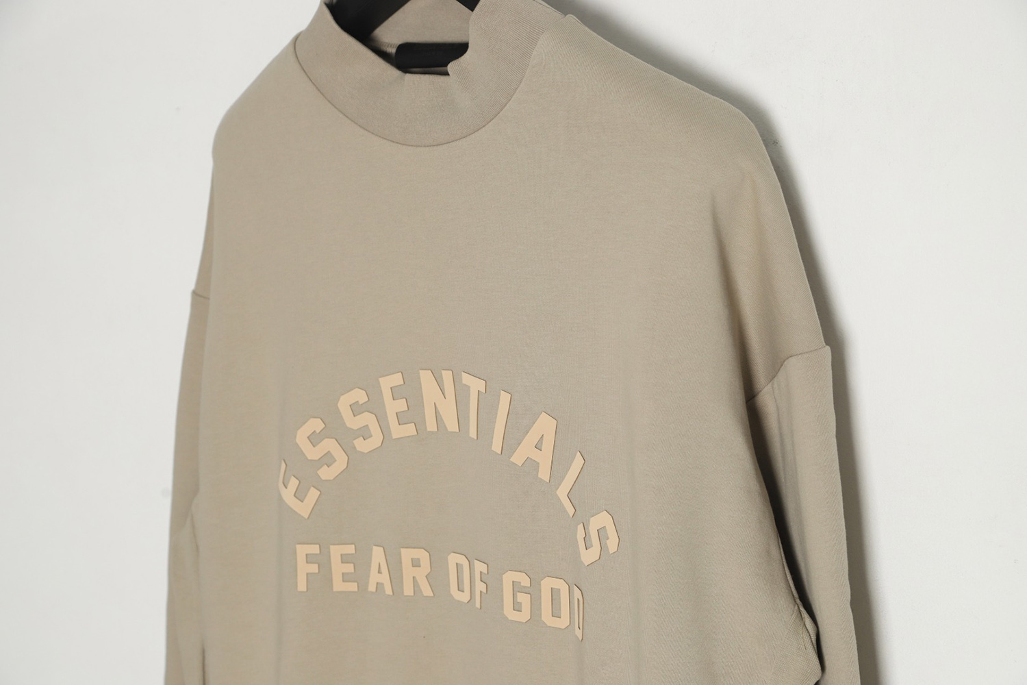 Fear of God Curved beautiful velvet print round neck sweater