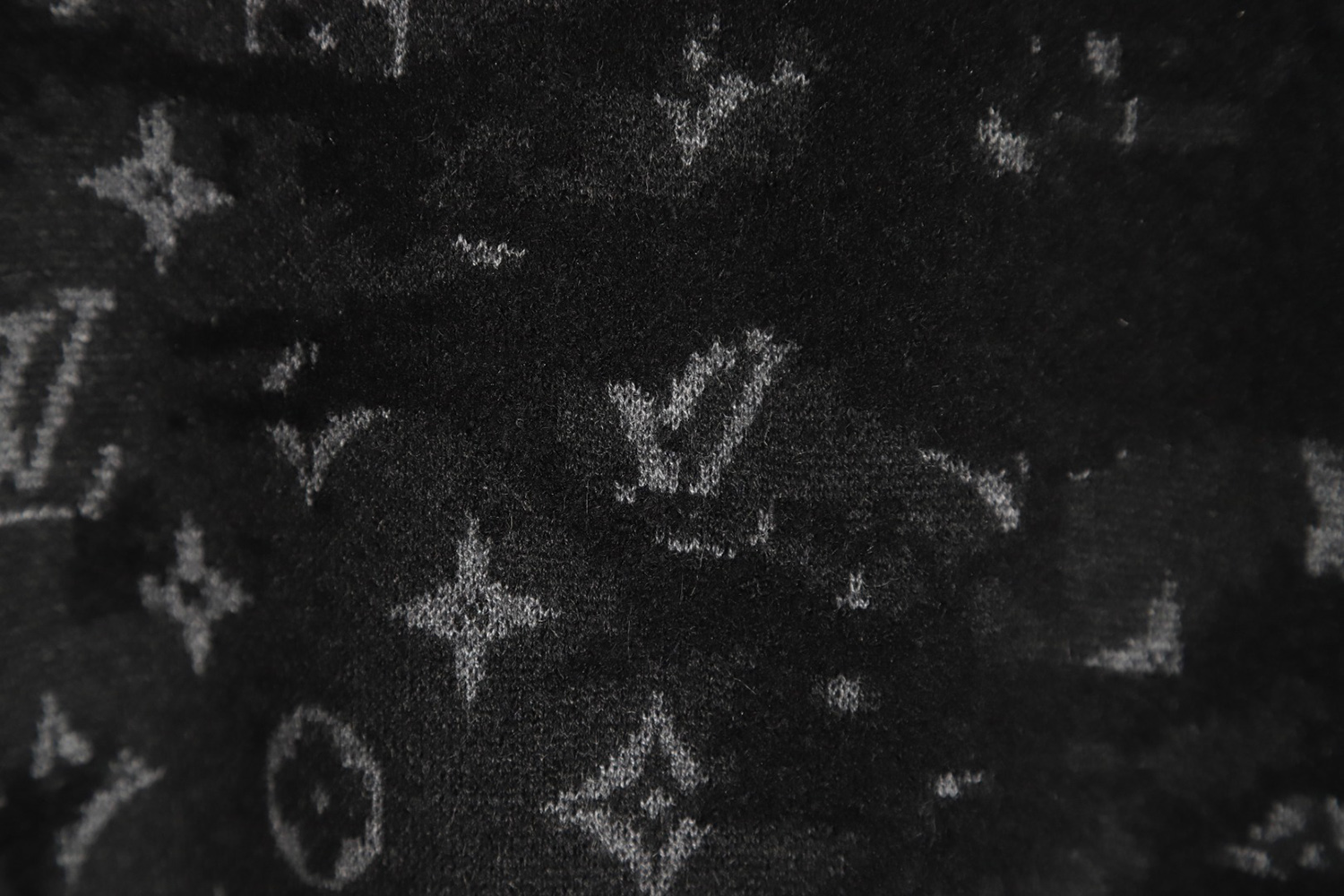 Louis Vuitton Camouflage Rendered Wool Crew Neck Sweater