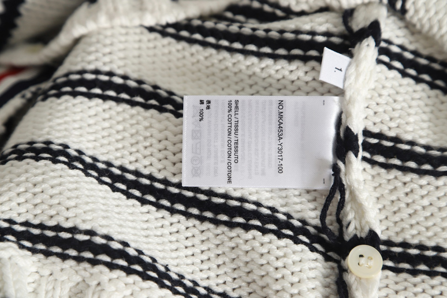 Thom Browne Vintage Stripe Crew Neck Sweater