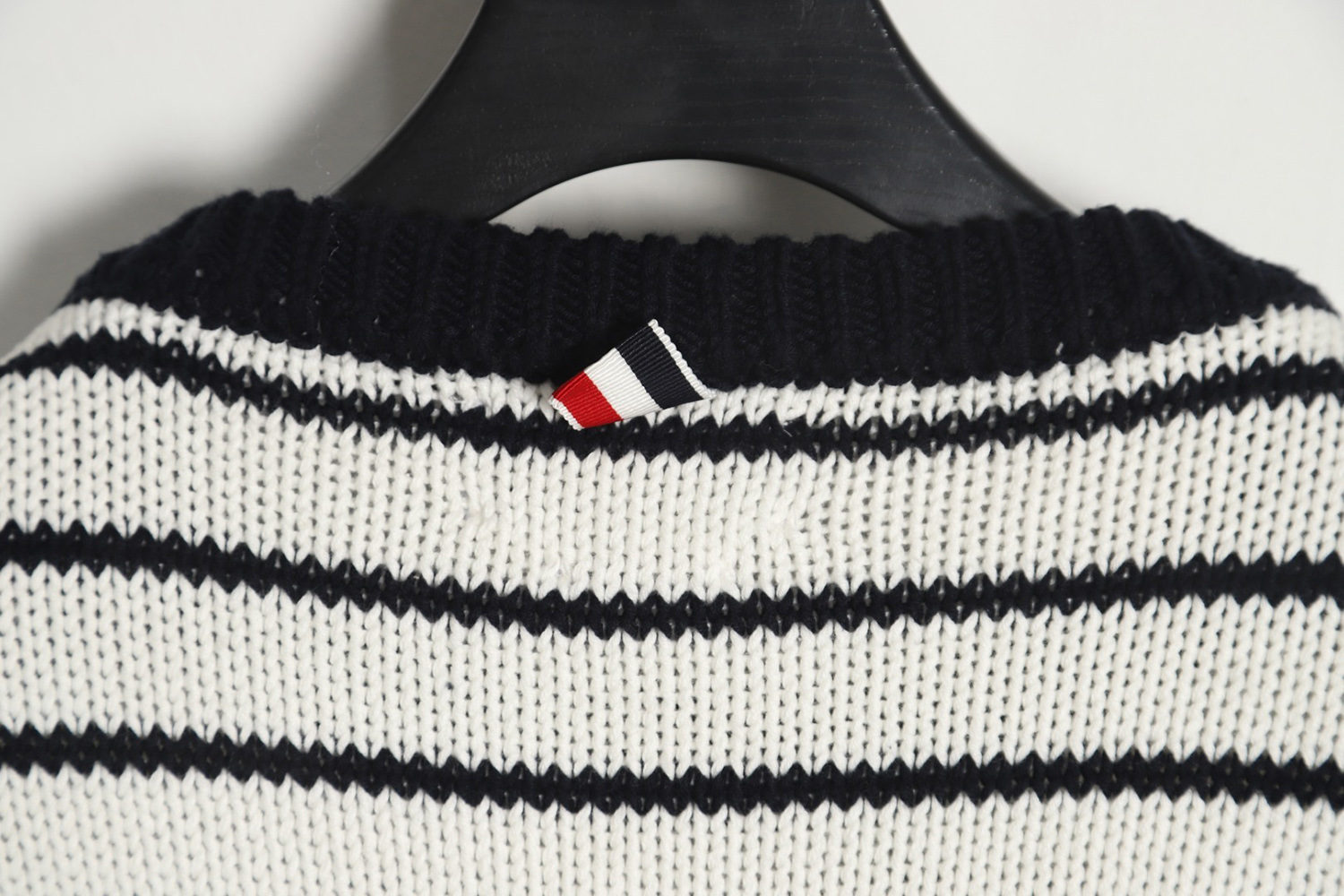 Thom Browne Vintage Stripe Crew Neck Sweater