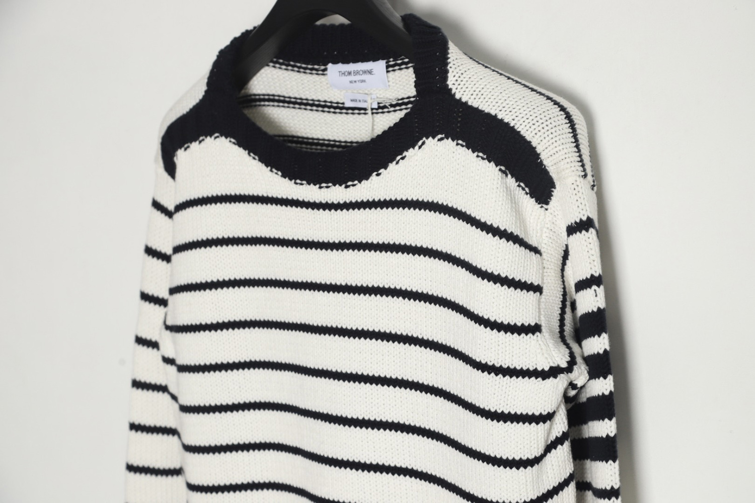 Thom Browne Vintage Stripe Crew Neck Sweater
