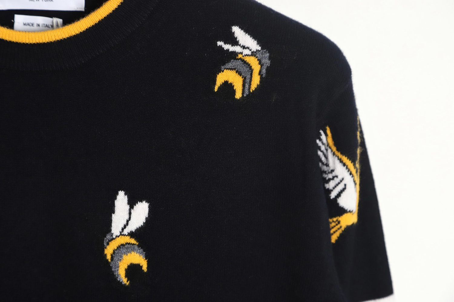Thom Browne Bee Crew Neck Sweater