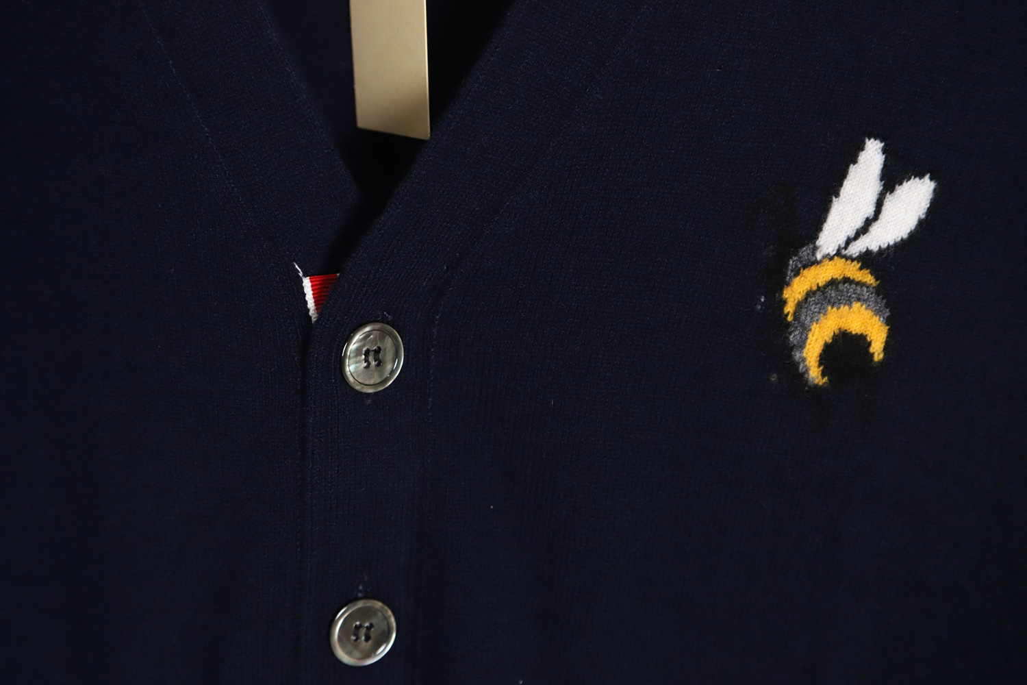 Thom Browne little bee cardigan sweater