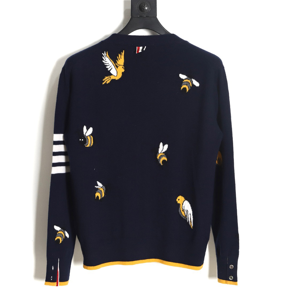 Thom Browne little bee cardigan sweater