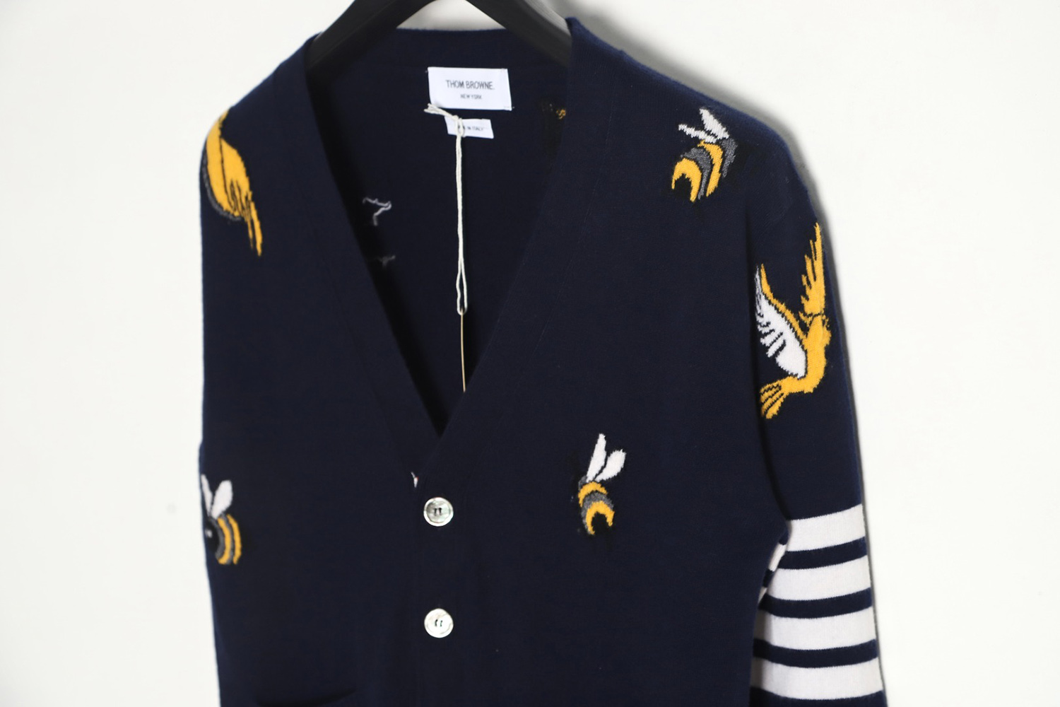Thom Browne little bee cardigan sweater