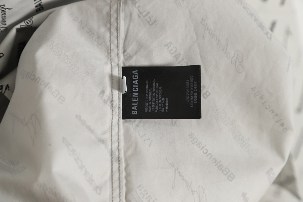Balenciaga 23GW full print LOGO signature shirt