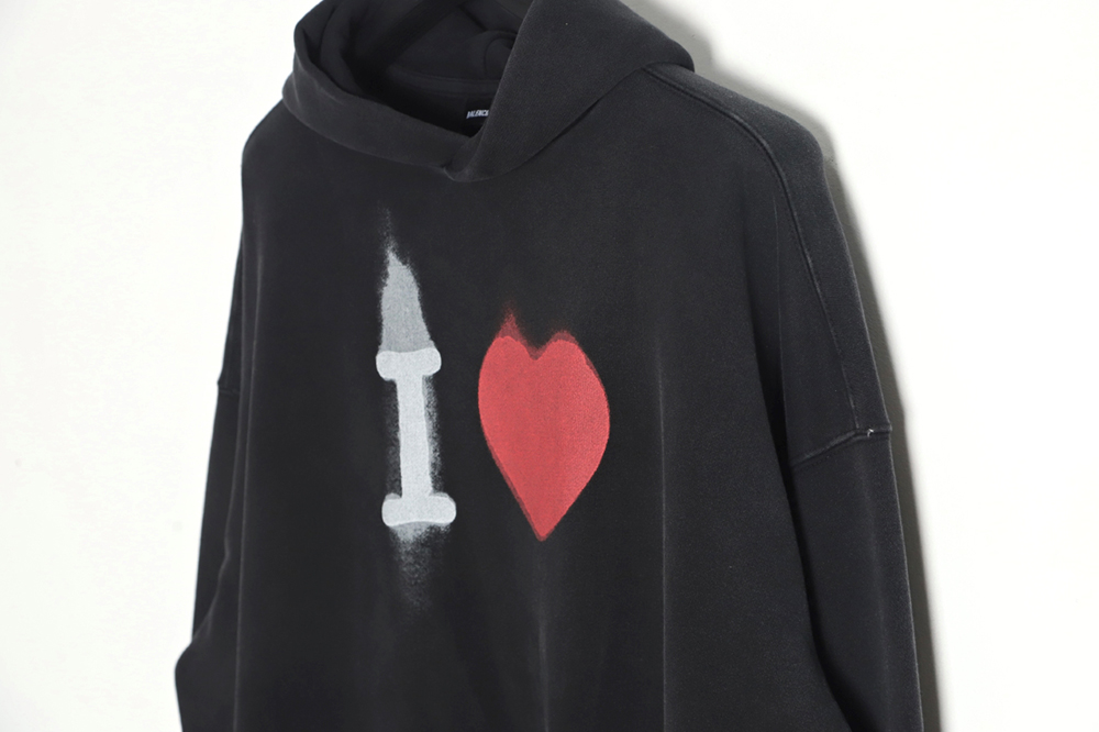 Balenciaga 23FW Valentine Heart Hoodie