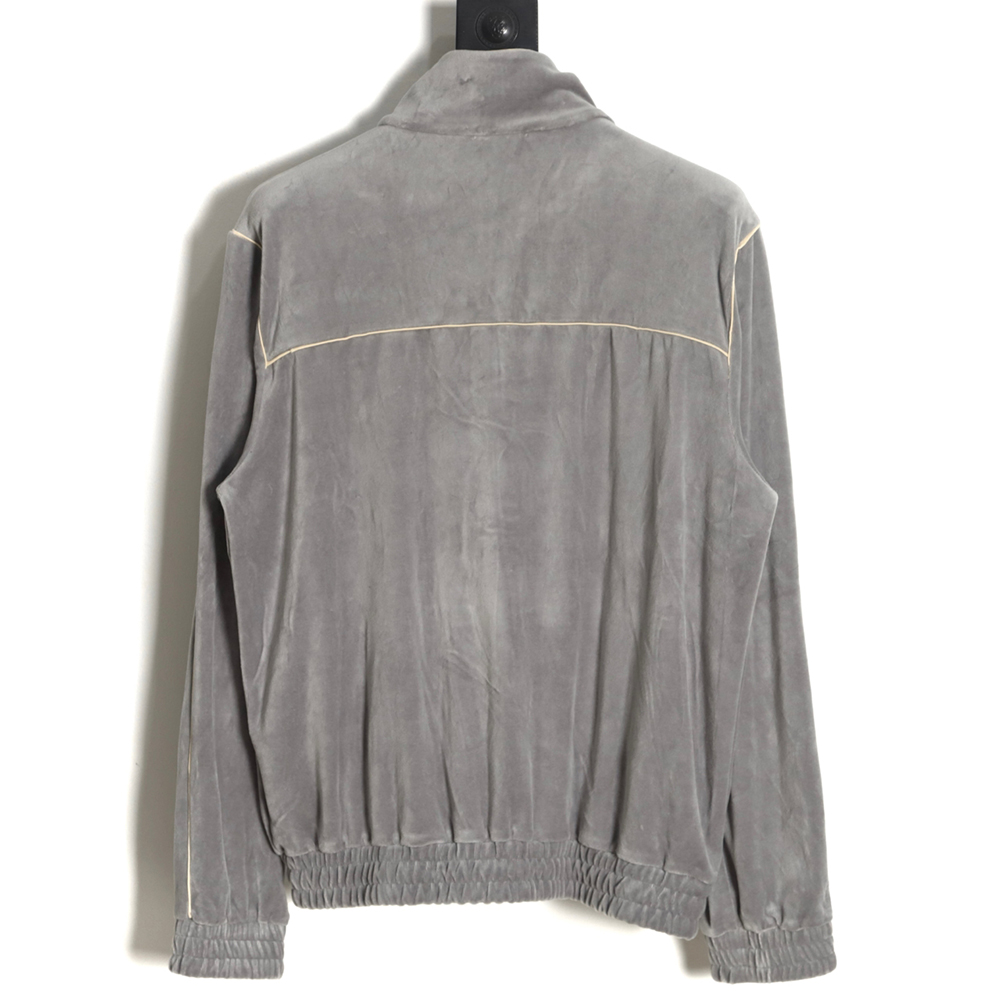 Celine 23FW velvet zipper jacket