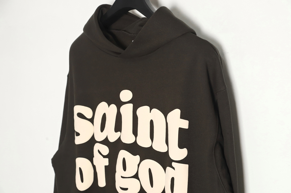 Saint x Fear of God FOG joint foam letter print hoodie