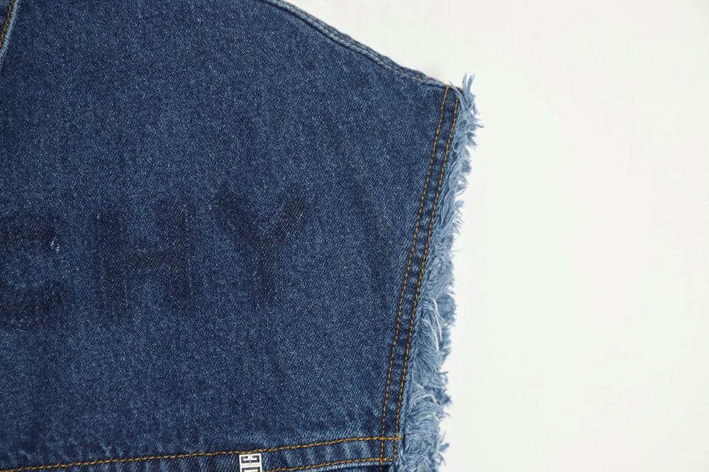 Givenchy 23FW Washed Denim Vest