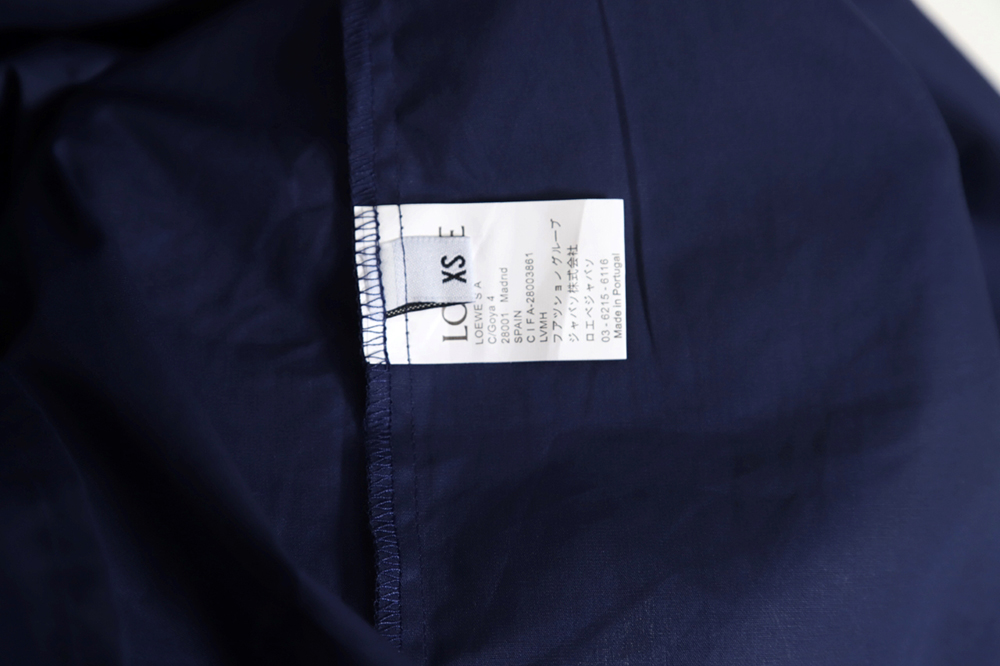 LOEWE logo three-dimensional embroidery long-sleeved shirt