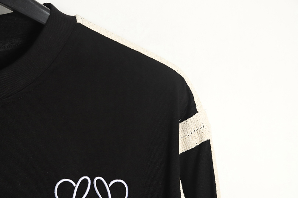 LOEWE Webbing Embroidered Round Neck Long Sleeves