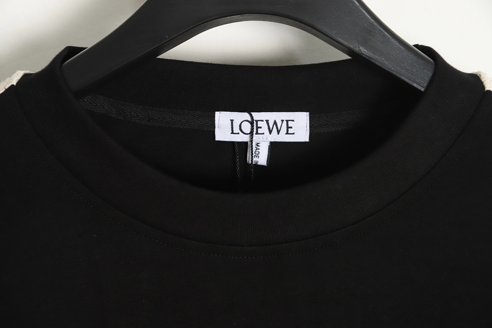 LOEWE Webbing Embroidered Round Neck Long Sleeves