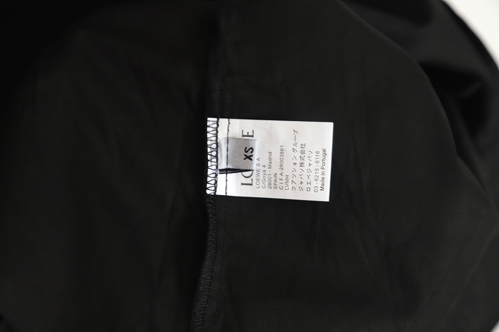 LOEWE Leather Label Pocket Embroidered Shirt Long Sleeve