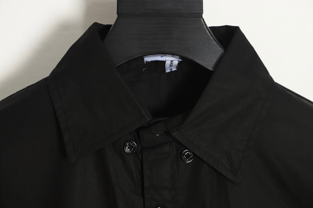LOEWE Leather Label Pocket Embroidered Shirt Long Sleeve
