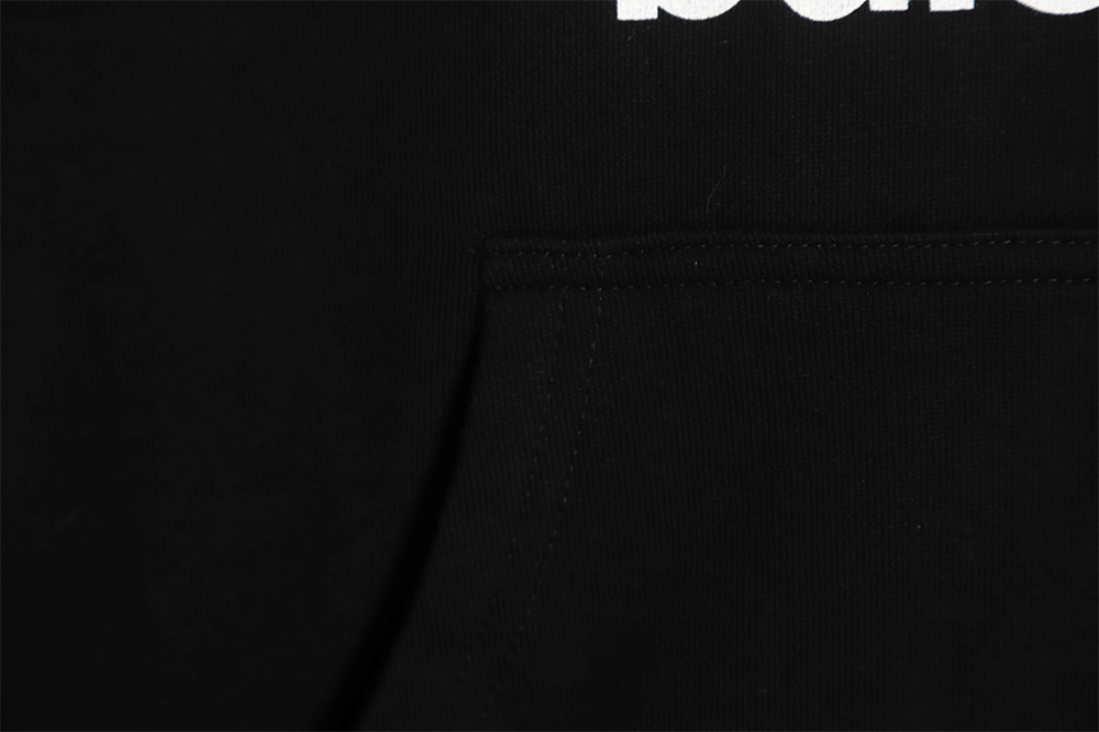 Balenciaga 23FW overlapping letter logo hoodie