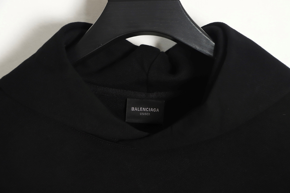 Balenciaga 23FW overlapping letter logo hoodie