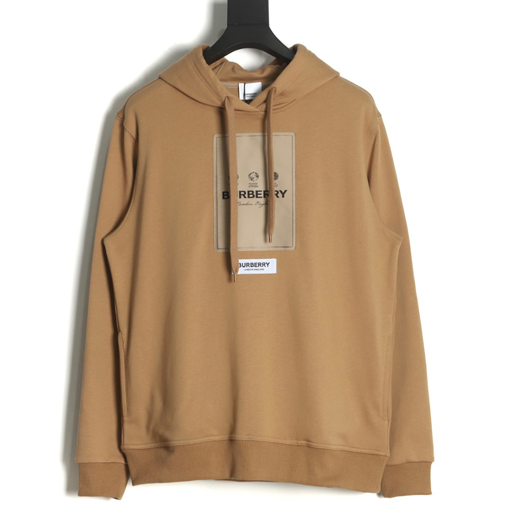 Burberry 22FW Chest Patch Hoodie