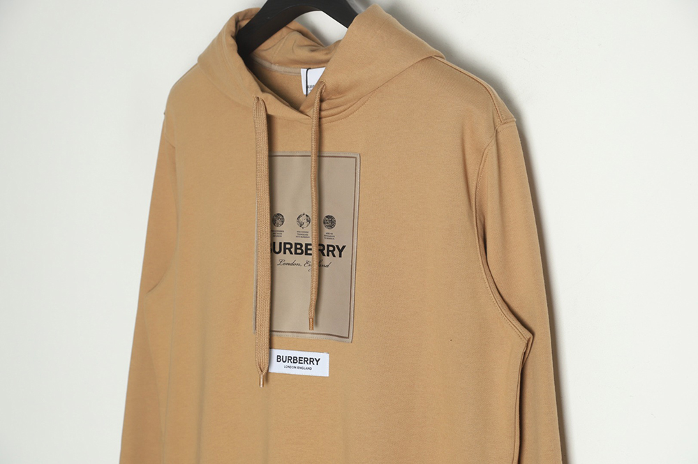 Burberry 22FW Chest Patch Hoodie