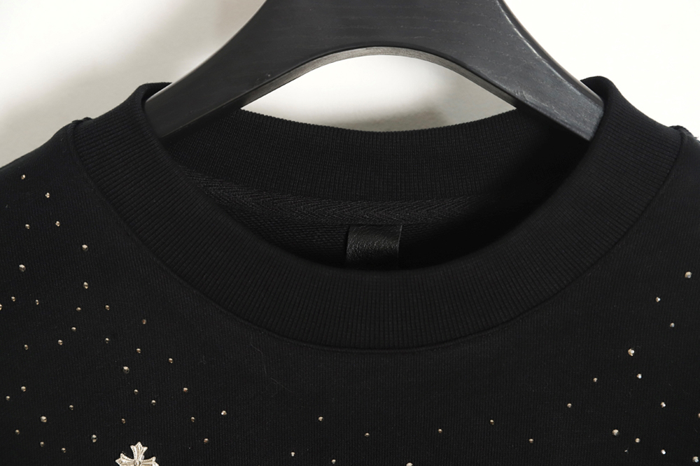 Chrome Hearts Cross Ironed Diamond Crew Neck Sweatshirt